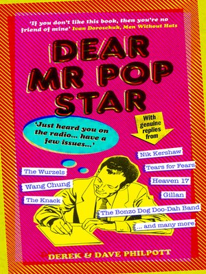 cover image of Dear Mr Pop Star